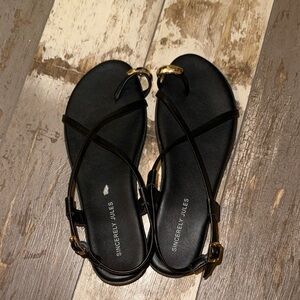 Sincerly Jules Black Sandals